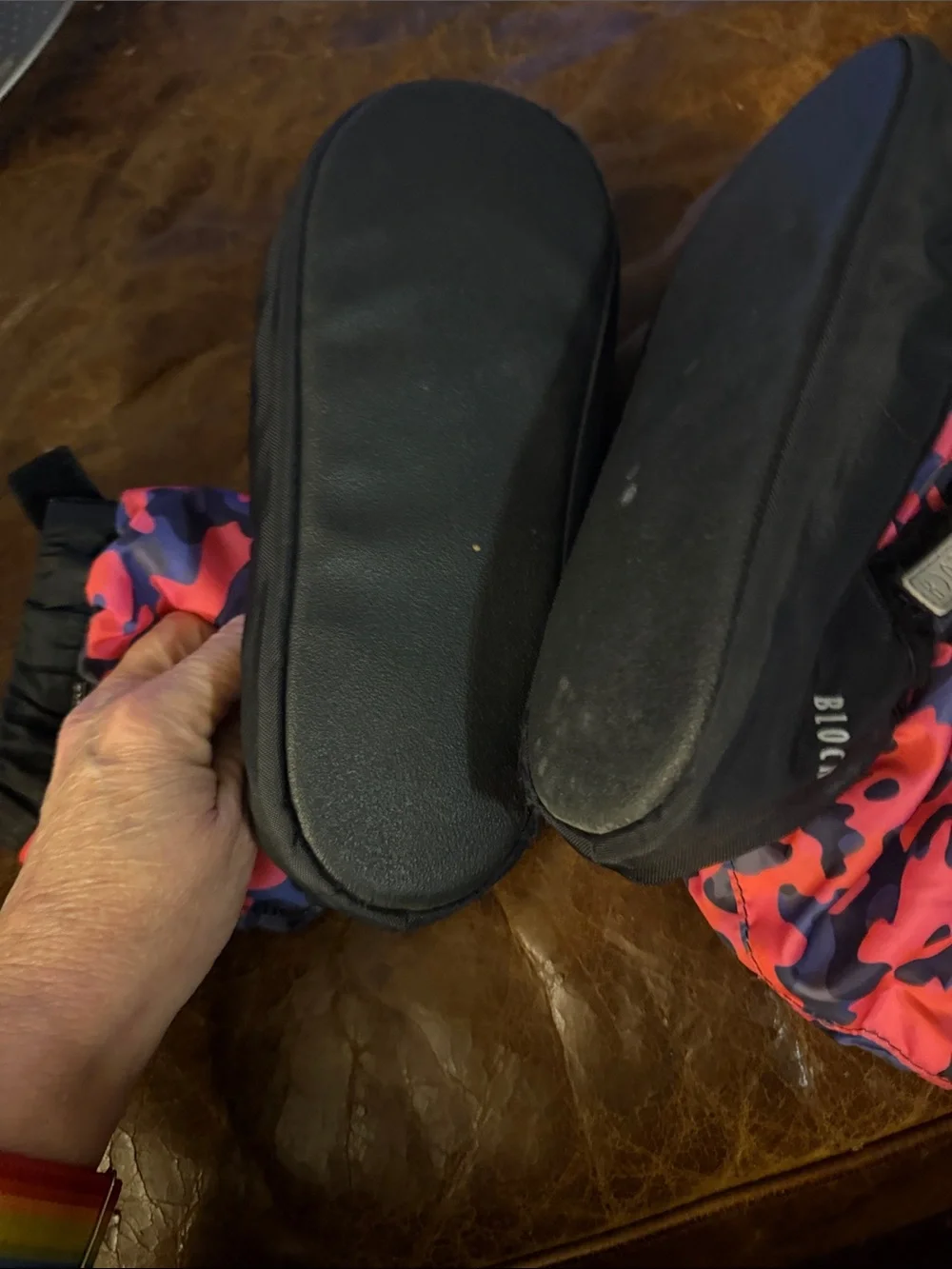 Bloch Irina & Max Warm Up Dance Booties Pink Camo